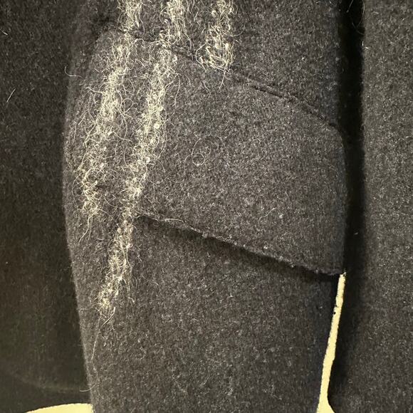 Alexander McQueen FW11 Runway Wool-Mohair Blazer Navy S - Picture 9 of 12